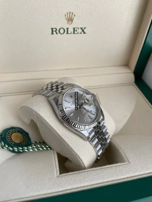 Affordable Replica Rolex Datejust 126234-0013 Caliber 3235 Automatic Movement 36mm White Gold Case Mens/unisex Watch