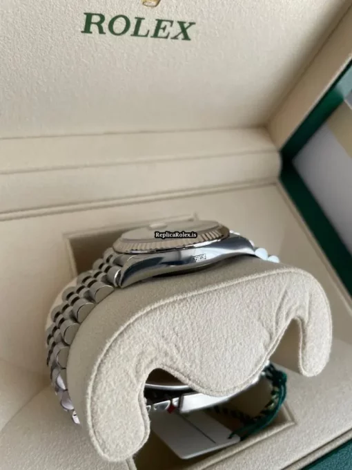 Affordable Replica Rolex Datejust 126234-0013 Caliber 3235 Automatic Movement 36mm White Gold Case Mens/unisex Watch - Image 4