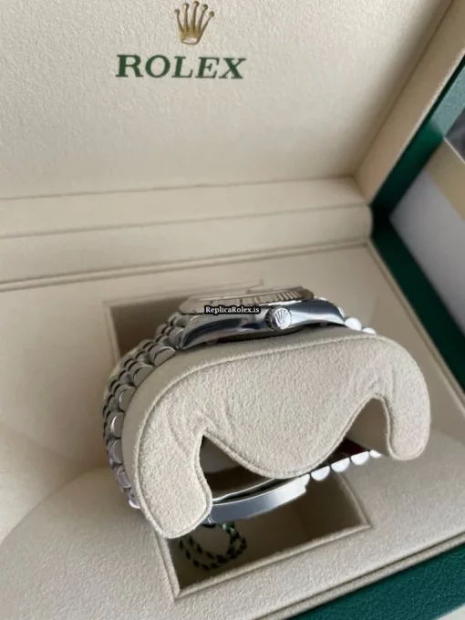 Affordable Replica Rolex Datejust 126234-0013 Caliber 3235 Automatic Movement 36mm White Gold Case Mens/unisex Watch - Image 6