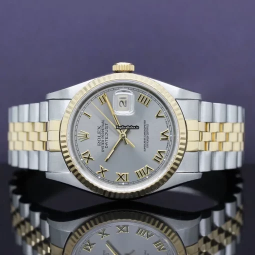 Superior Fake Rolex Datejust 16233 Caliber 3135 Automatic Movement 36x42mm Gold/steel Case Mens/unisex Watch - Image 2