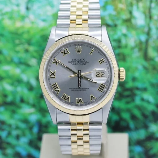 Superior Fake Rolex Datejust 16233 Caliber 3135 Automatic Movement 36x42mm Gold/steel Case Mens/unisex Watch - Image 4