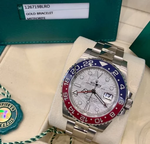 High-end Replicas Rolex Gmt-master II 126719 Caliber 3285 Automatic Movement 40mm White Gold Case Mens/unisex Watch - Image 6