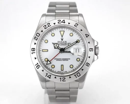 Incredible Replica Rolex Explorer II 16570 Caliber 3185 Automatic Movement 40mm Steel Case Mens/unisex Watch - Image 3