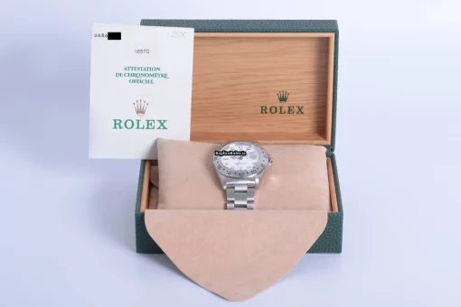 Awesome Replica Rolex Explorer II 16570 Caliber 3185 Automatic Movement 40mm Steel Case Mens/unisex Watch - Image 7