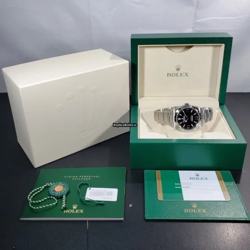 Lovely Fake Rolex Explorer 214270 Caliber 3132 Automatic Movement 39mm Steel Case Mens/unisex Watch - Image 6