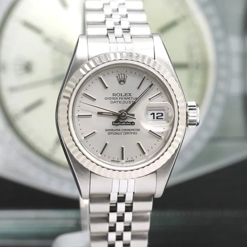 Suitable Replica Rolex Lady-datejust 79174 Caliber 2235 Automatic Movement 26x42mm Steel Case Womens Watch - Image 5