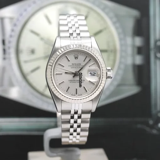 Suitable Replica Rolex Lady-datejust 79174 Caliber 2235 Automatic Movement 26x42mm Steel Case Womens Watch - Image 6