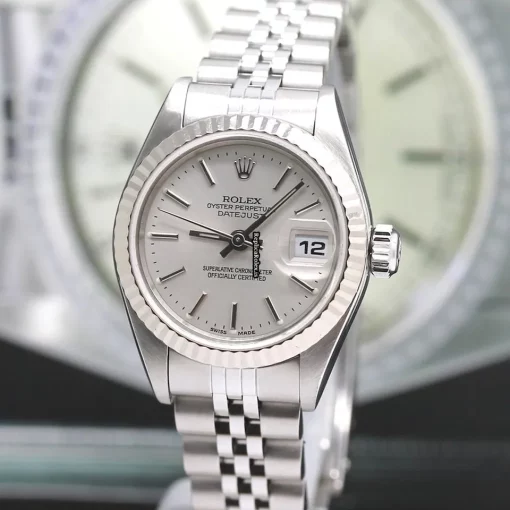 Suitable Replica Rolex Lady-datejust 79174 Caliber 2235 Automatic Movement 26x42mm Steel Case Womens Watch - Image 8