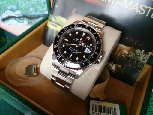 Fabulous Fake Rolex Gmt-master II 16710 Automatic Movement Steel Case Watch