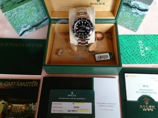 Fabulous Fake Rolex Gmt-master II 16710 Automatic Movement Steel Case Watch - Image 14
