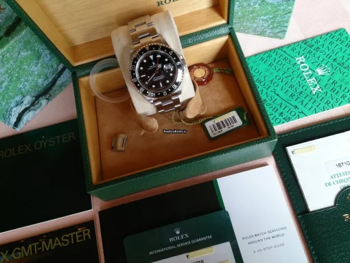 Fabulous Fake Rolex Gmt-master II 16710 Automatic Movement Steel Case Watch - Image 15