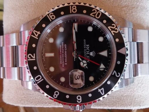 Fabulous Fake Rolex Gmt-master II 16710 Automatic Movement Steel Case Watch - Image 4