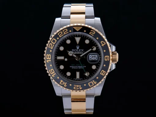 Cheap Replica Rolex Gmt-master II 116713ln Caliber 3186 Automatic Movement 40mm Gold/steel Case Mens/unisex Watch
