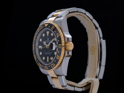 Cheap Replica Rolex Gmt-master II 116713ln Caliber 3186 Automatic Movement 40mm Gold/steel Case Mens/unisex Watch - Image 3