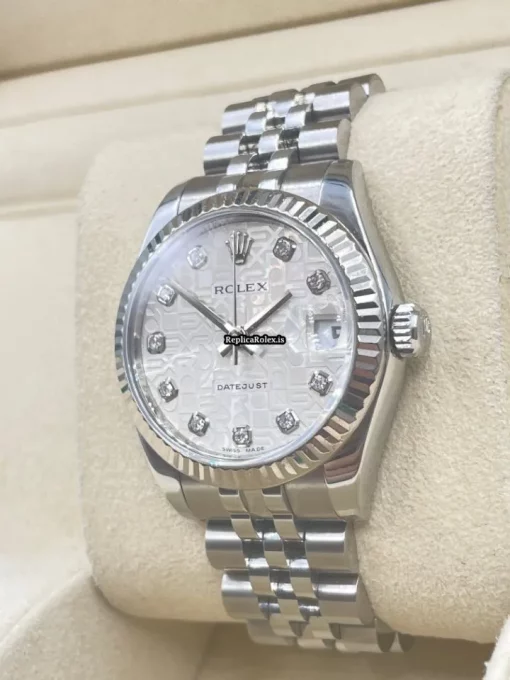 Fabulous Imitation Rolex Lady-datejust 178274 Automatic Movement 31mm Steel Case Womens Watch - Image 6