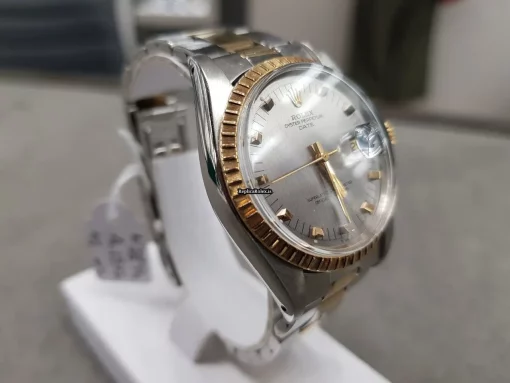 Incredible Fake Rolex Oyster Perpetual Date 1505 Caliber 1570 Automatic Movement 34mm Gold/steel Case Mens/unisex Watch - Image 4