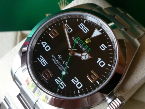 Excellent Replica Rolex Air King 116900 Automatic Movement Steel Case Watch