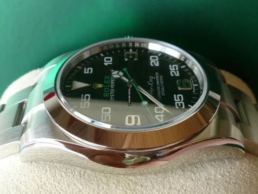 Excellent Replica Rolex Air King 116900 Automatic Movement Steel Case Watch - Image 13