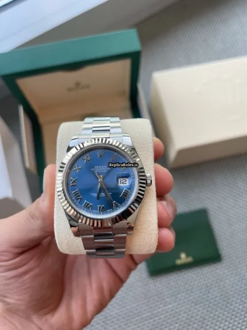 Swiss Fake Rolex Datejust II 116334 Caliber 3235 Automatic Movement 41mm Steel Case Mens/unisex Watch - Image 2