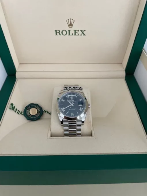 Amazing Replica Rolex Day-date 40 228206 Caliber 3255 Automatic Movement 40x48mm Platinum Case Mens/unisex Watch - Image 2