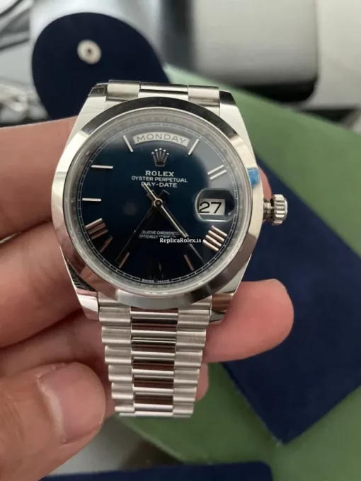 Amazing Replica Rolex Day-date 40 228206 Caliber 3255 Automatic Movement 40x48mm Platinum Case Mens/unisex Watch - Image 3