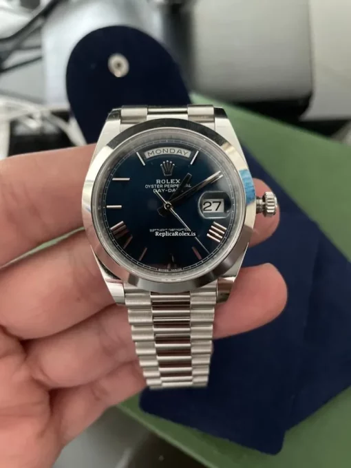 Amazing Replica Rolex Day-date 40 228206 Caliber 3255 Automatic Movement 40x48mm Platinum Case Mens/unisex Watch - Image 4