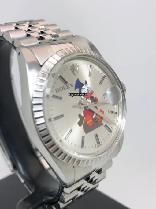 Perfect Fake Rolex Datejust 16030 Caliber 3035 Automatic Movement 36x44mm Steel Case Mens/unisex Watch - Image 11