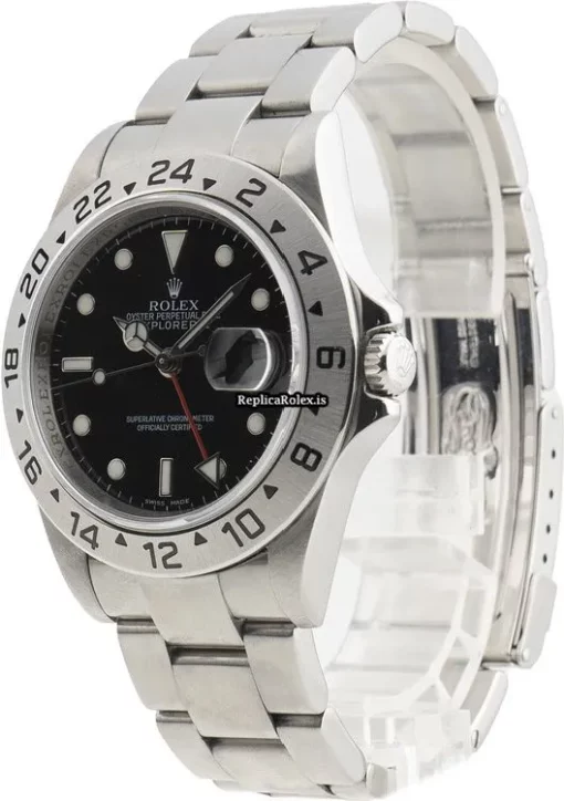Awesome Replica Rolex Explorer II 16570 Caliber 3186 Automatic Movement 40mm Steel Case Mens/unisex Watch - Image 2