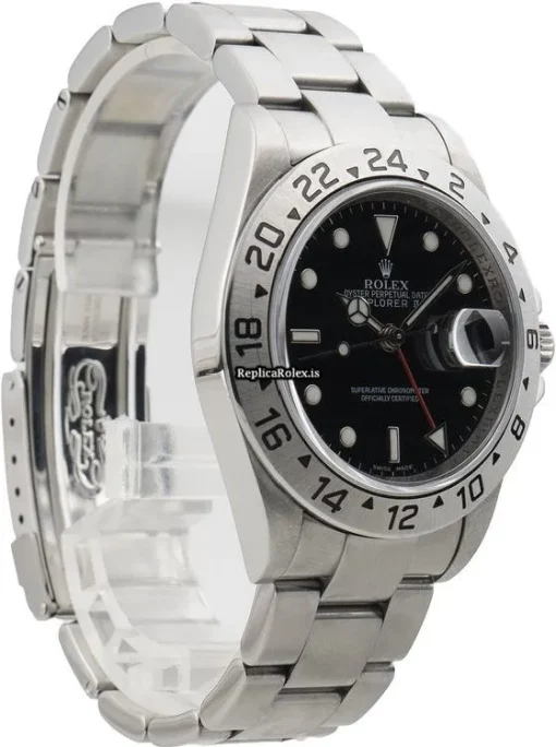 Awesome Replica Rolex Explorer II 16570 Caliber 3186 Automatic Movement 40mm Steel Case Mens/unisex Watch - Image 3