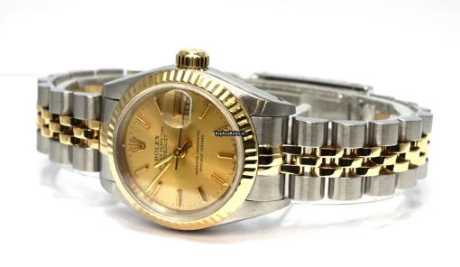 Recommend Copy Rolex Lady-datejust 69173 Caliber 2135 Automatic Movement 26mm Gold/steel Case Womens Watch - Image 2