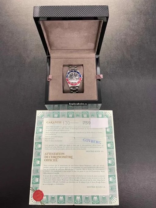 Great Replica Rolex Gmt-master 16750 Automatic Movement 40mm Steel Case Watch - Image 6