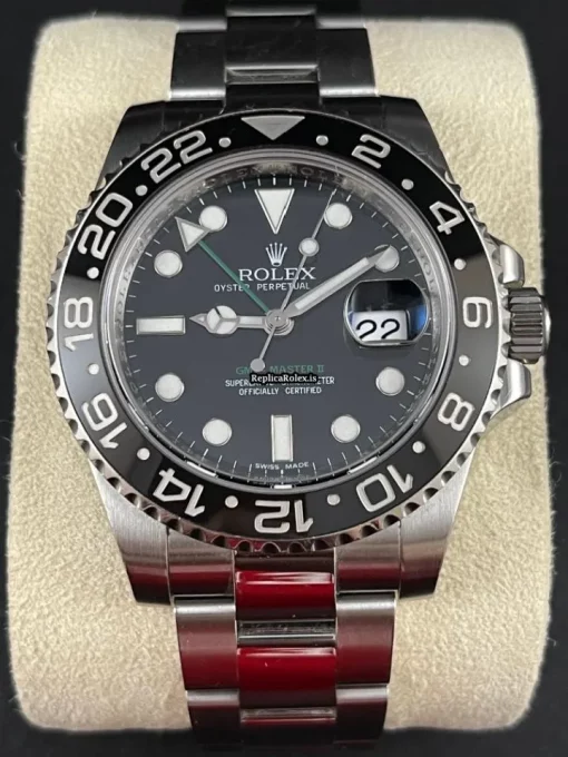 Awesome Copy Rolex Gmt-master II 116710ln Caliber 3186 Automatic Movement 40mm Steel Case Mens/unisex Watch