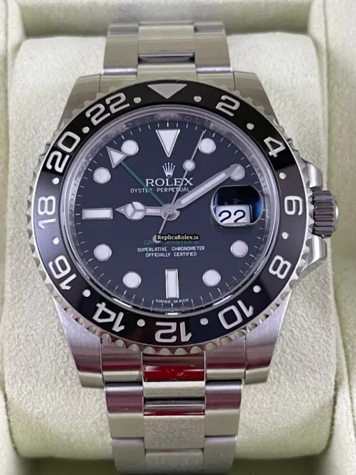 Awesome Copy Rolex Gmt-master II 116710ln Caliber 3186 Automatic Movement 40mm Steel Case Mens/unisex Watch - Image 2