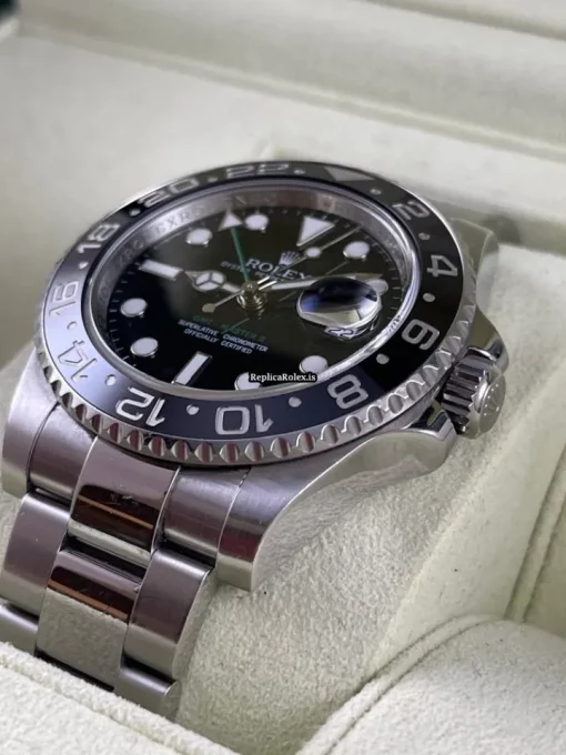 Awesome Copy Rolex Gmt-master II 116710ln Caliber 3186 Automatic Movement 40mm Steel Case Mens/unisex Watch - Image 3
