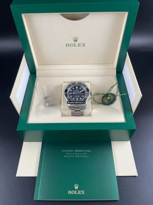 Fantastic Fake Rolex Sea-dweller 126600 Caliber 3235 Automatic Movement 43mm Steel Case Mens/unisex Watch - Image 4