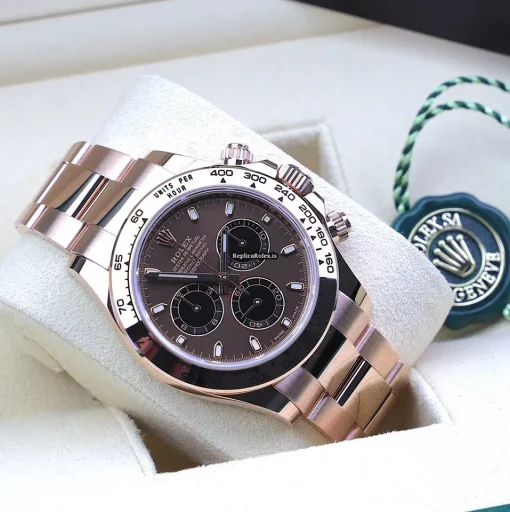 Lovely Imitation Rolex Daytona 116505 Caliber 4130 Automatic Movement 40mm Rose Gold Case Mens/unisex Watch