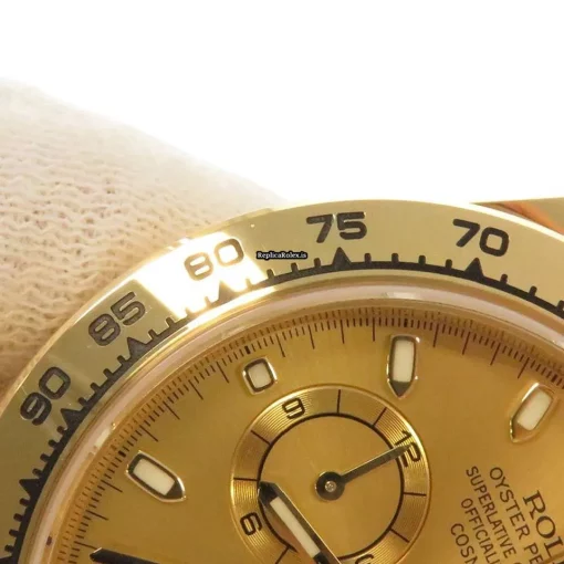 Fine Fake Rolex Daytona 116508 Caliber 4130 Automatic Movement 40mm Yellow Gold Case Mens/unisex Watch - Image 6
