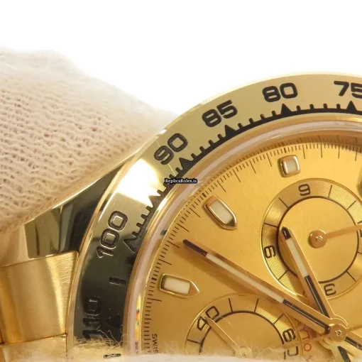 Fine Fake Rolex Daytona 116508 Caliber 4130 Automatic Movement 40mm Yellow Gold Case Mens/unisex Watch - Image 7
