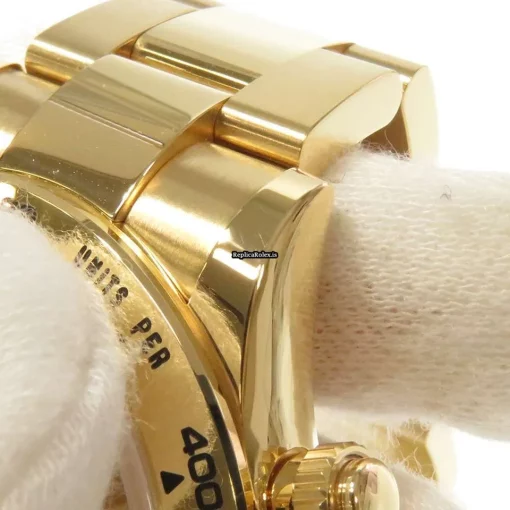 Fine Fake Rolex Daytona 116508 Caliber 4130 Automatic Movement 40mm Yellow Gold Case Mens/unisex Watch - Image 8