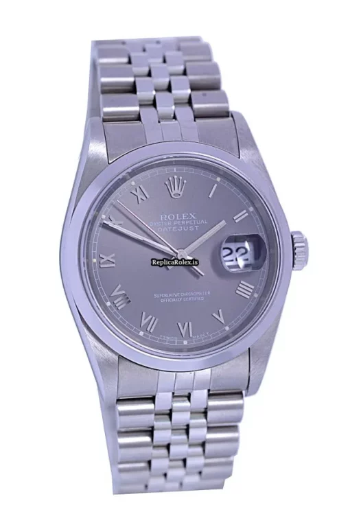 Wonderful Fake Rolex Datejust 16200 Caliber 3135 Automatic Movement 36mm Steel Case Mens/unisex Watch - Image 2
