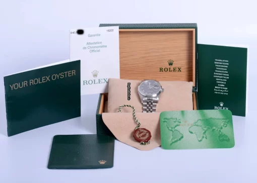 Wonderful Fake Rolex Datejust 16200 Caliber 3135 Automatic Movement 36mm Steel Case Mens/unisex Watch - Image 9
