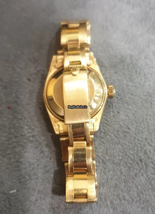 Great Replica Rolex Lady-datejust 6927 Automatic Movement 26mm Yellow Gold Case Womens Watch - Image 2