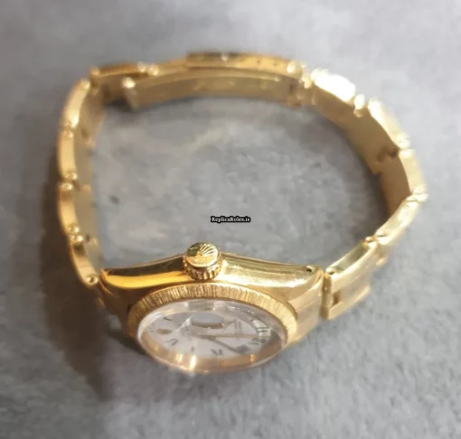 Great Replica Rolex Lady-datejust 6927 Automatic Movement 26mm Yellow Gold Case Womens Watch - Image 3