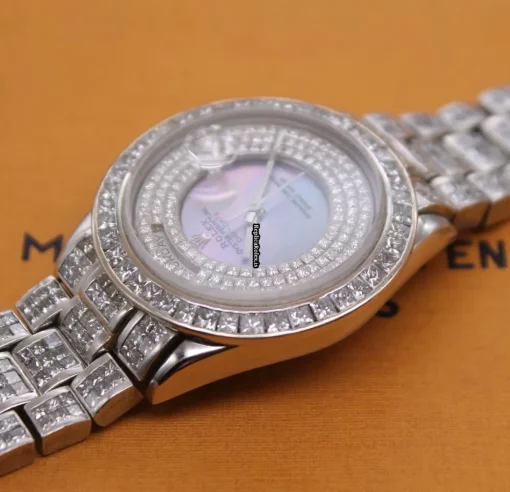 Exquisite Fakes Rolex Day-date 18206 Manual Winding Movement 41mm Platinum Case Mens/unisex Watch - Image 2