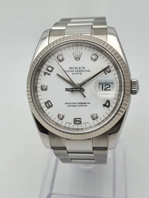 Great Replica Rolex Oyster Perpetual Date 115234 Caliber 3135 Automatic Movement 34mm Steel Case Mens/unisex Watch