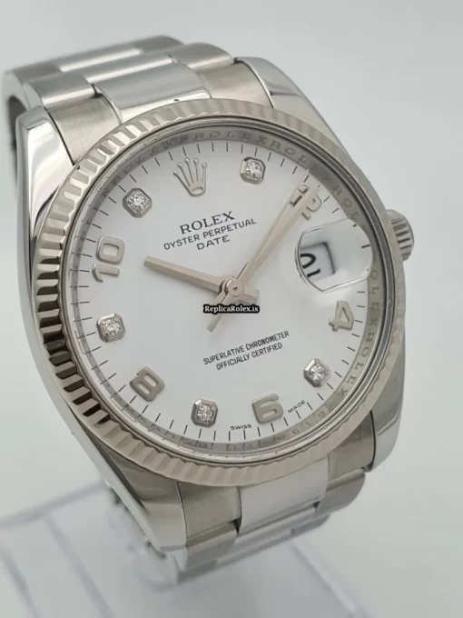 Great Replica Rolex Oyster Perpetual Date 115234 Caliber 3135 Automatic Movement 34mm Steel Case Mens/unisex Watch - Image 2