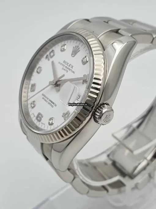 Great Replica Rolex Oyster Perpetual Date 115234 Caliber 3135 Automatic Movement 34mm Steel Case Mens/unisex Watch - Image 5