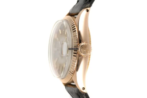 High Quality Replica Rolex Oyster Perpetual Lady Date 6517 Caliber 1130 Automatic Movement 25mm Yellow Gold Case Womens Watch - Image 5