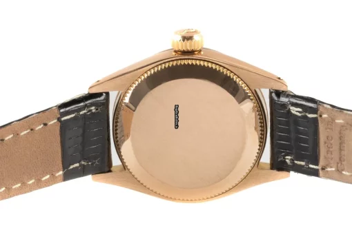High Quality Replica Rolex Oyster Perpetual Lady Date 6517 Caliber 1130 Automatic Movement 25mm Yellow Gold Case Womens Watch - Image 8