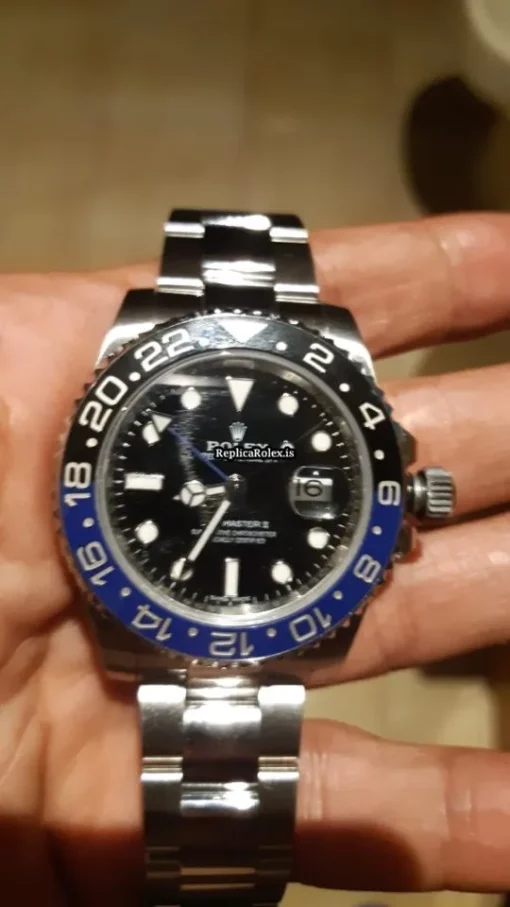 Defect Copy Rolex Gmt-master II 116710blnr Caliber 3186 Automatic Movement 40mm Steel Case Mens/unisex Watch - Image 7